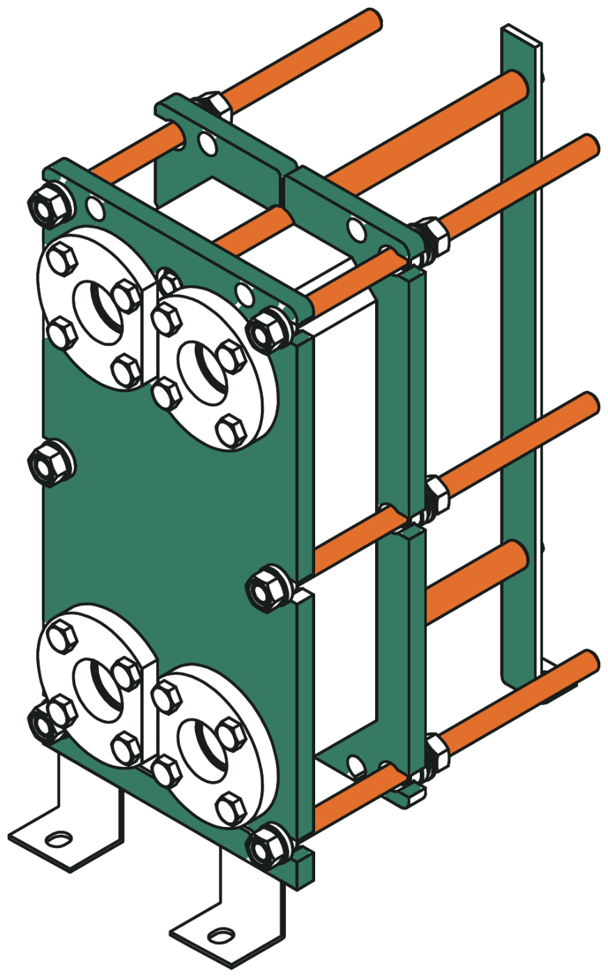Разборный пластинчатый теплообменник K5S
